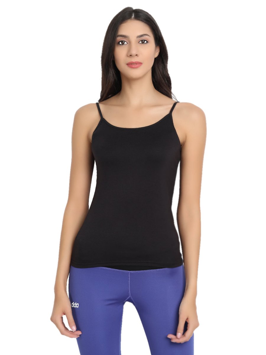 Camisole Bamboo Fabric Top for Women | Pack Of 1 – Womens Top by Bamboology available on Brown Living™. S Black. SKU: CAMISOLE - BLACK - S. Img 10.