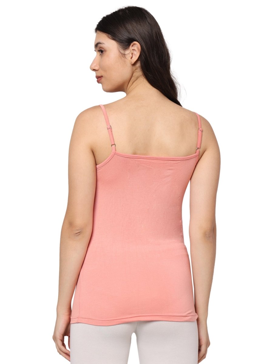 Camisole Bamboo Fabric Top for Women | Pack Of 1 – Womens Top by Bamboology available on Brown Living™. S Peach. SKU: CAMISOLE - PEACH - S. Img 15.