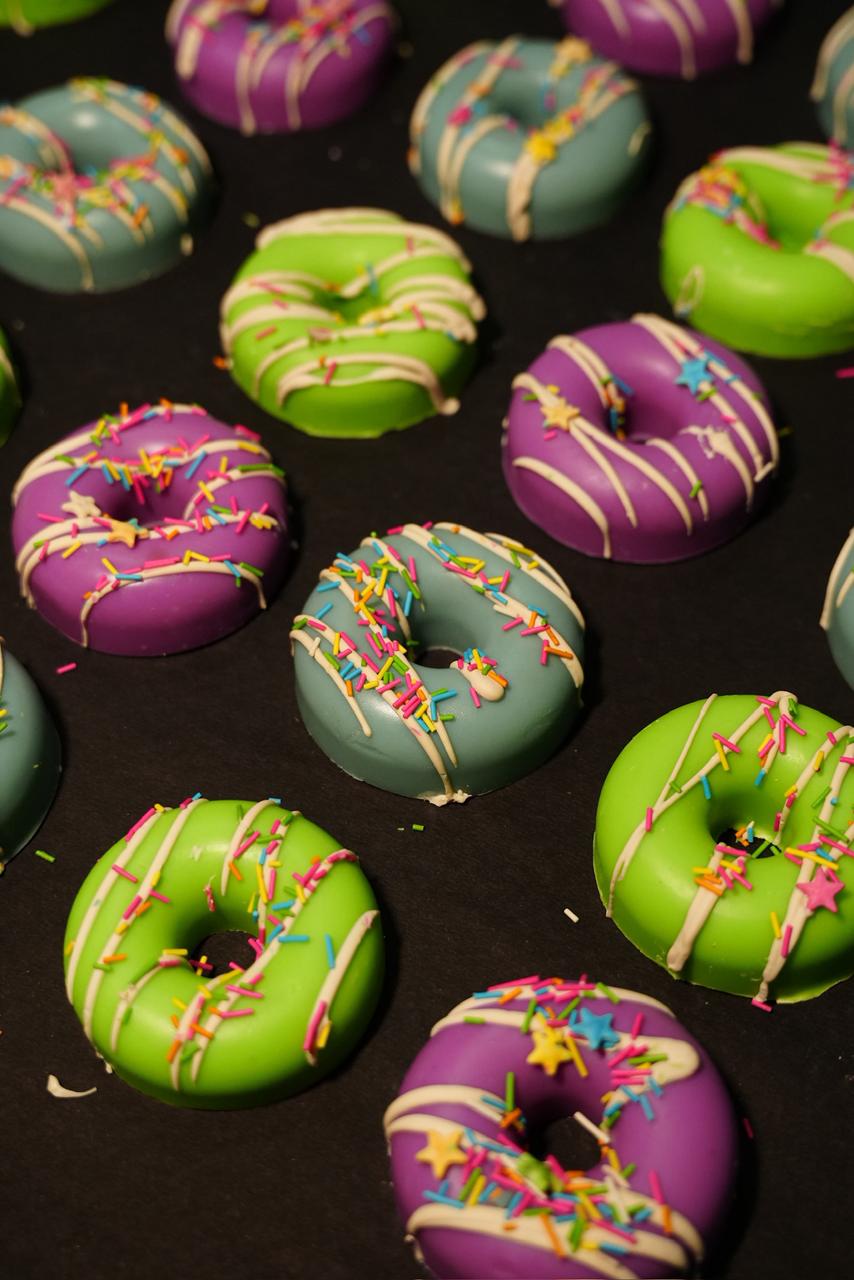 Candy Cloud Donuts Soap | Handmade Fun & Colorful Bath Soap – Body Soap on Brown Living™. SKU: SLTYSECRT-02. Img 3.