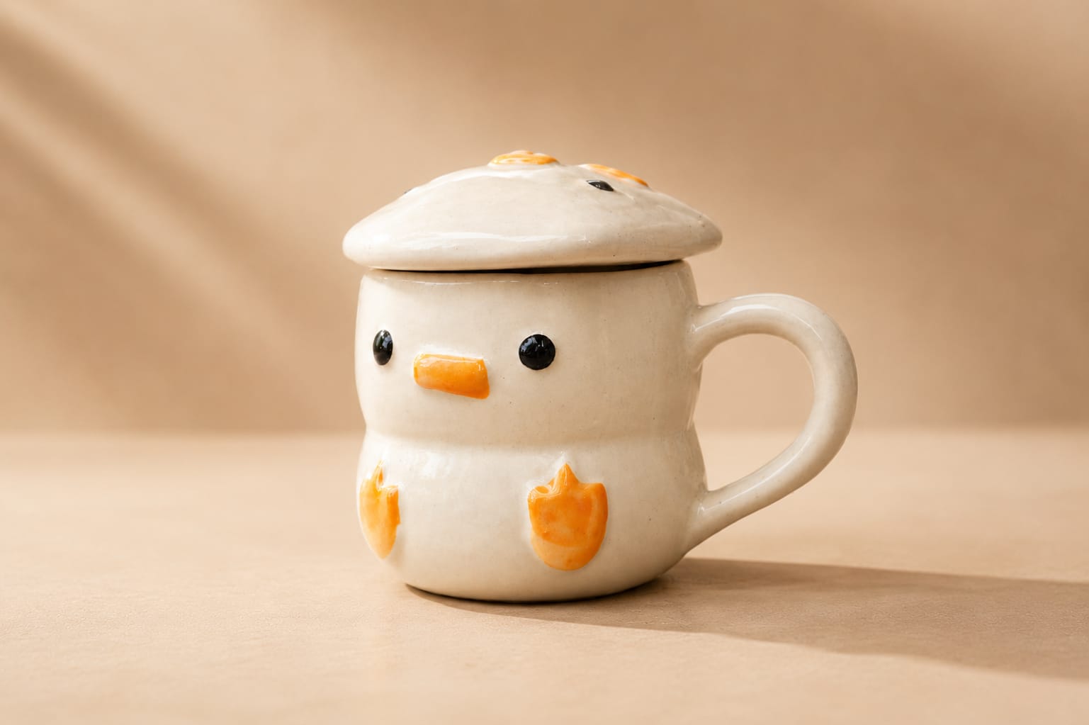 Ceramic Coffee & Tea Cups | Handmade Stoneware Drinkware Set – Cups & Saucers on Brown Living™. SKU: HHM. Img 3.