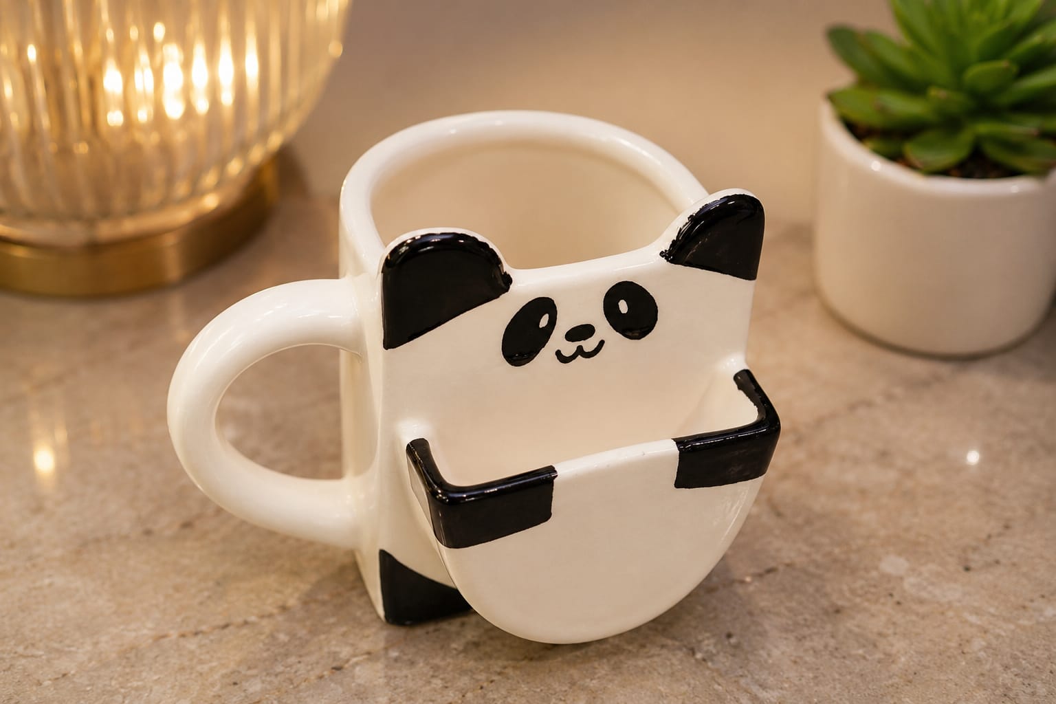 Ceramic Coffee & Tea Cups | Handmade Stoneware Drinkware Set – Cups & Saucers on Brown Living™. SKU: PHM. Img 1.