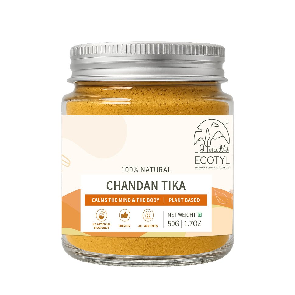 Chandan Teeka | Natural Sandalwood Teeka | Puja & Meditation | 50g – Religious Items by Ecotyl available on Brown Living™. . SKU: ECOTYL00042. Img 6.
