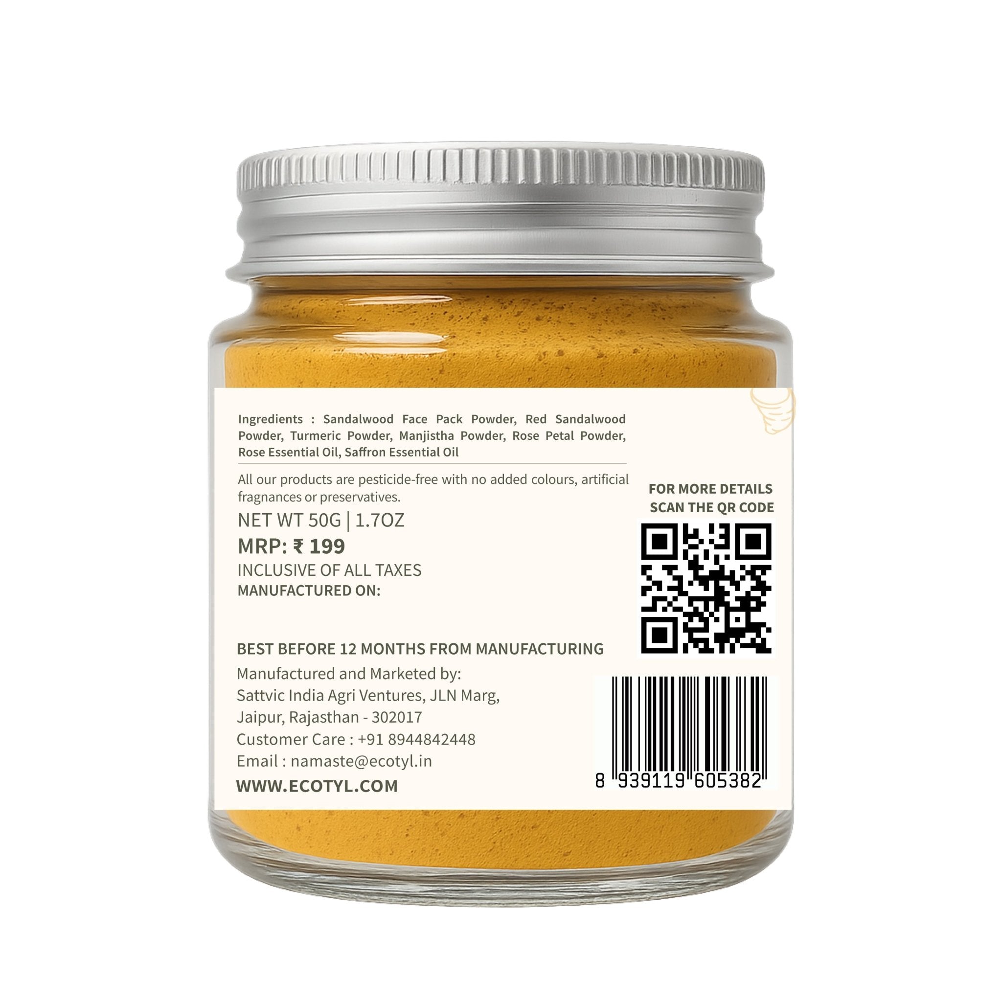 Chandan Tika | Natural Sandalwood Tika | Puja & Meditation | 50g – Religious Items on Brown Living™. SKU: ECOTYL00042. Img 8.