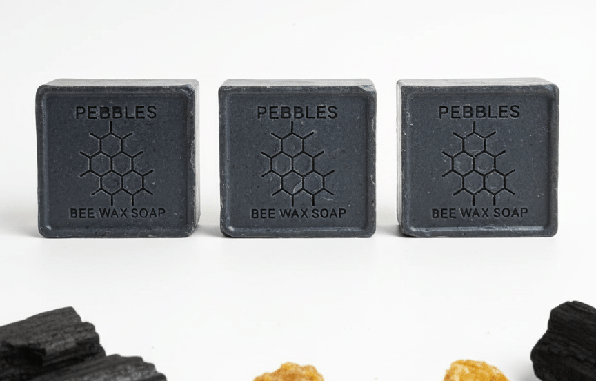 Charcoal Soap | Natural Beeswax & HoneyShield Moisture Bar – Body Soap on Brown Living™. SKU: APPCL-117. Img 2.