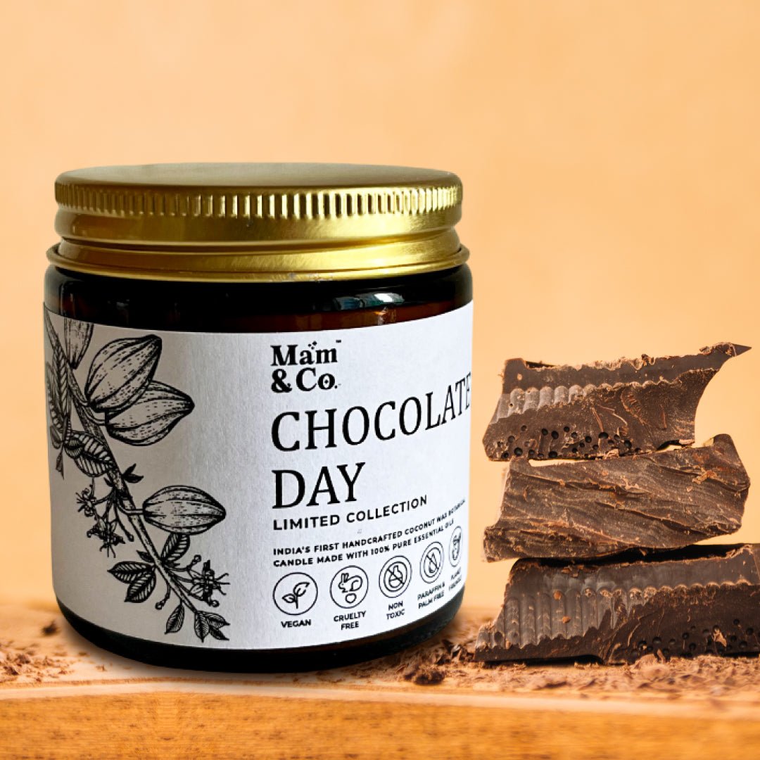 Chocolate Day - 100% Coconut Wax Botanical Candle | Verified Sustainable by Brown Living™