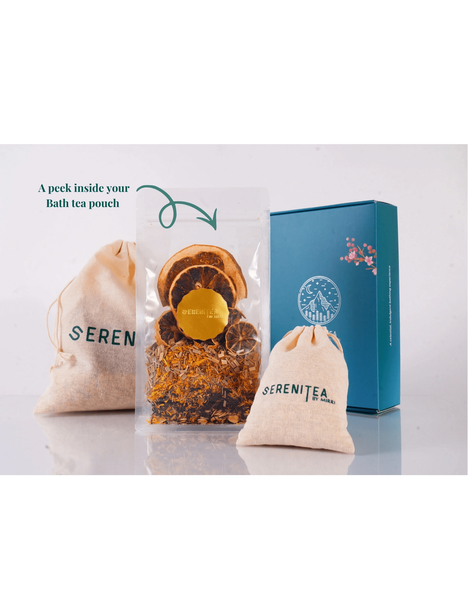 Citréa Grove Bath Tea –Refreshing Herbal Bath Infusion for Skin & Mind – Bath Salt on Brown Living™. SKU: 300002. Img 4.
