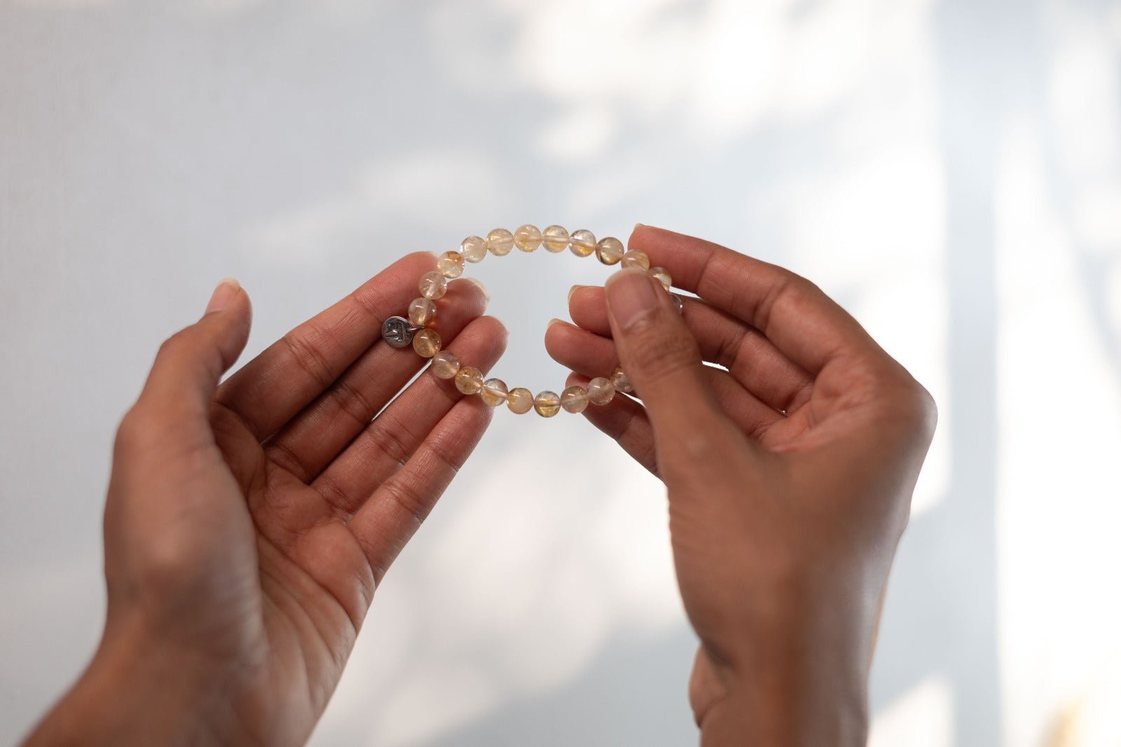 Citrine Bracelet | Healing Crystal Jewelry – Womens Bracelets by Rā The Studio available on Brown Living™. . SKU: RA - BR - CT - 01. Img 2.