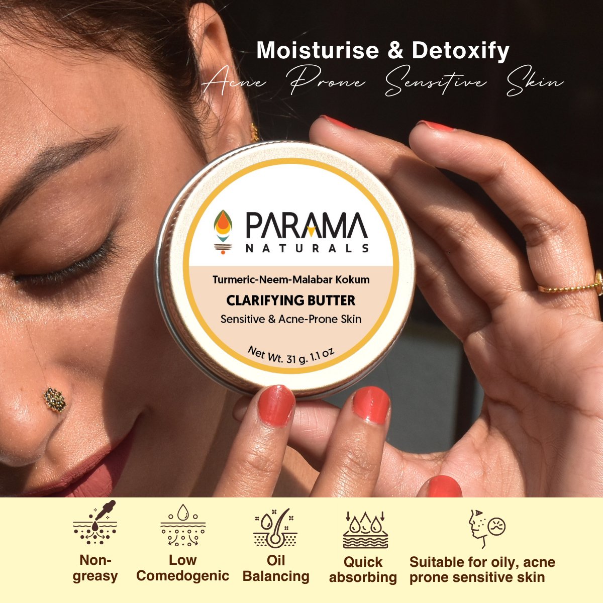 Clarifying Butter for Sensitive & Acne Prone Skin | Verified Sustainable by Brown Living™