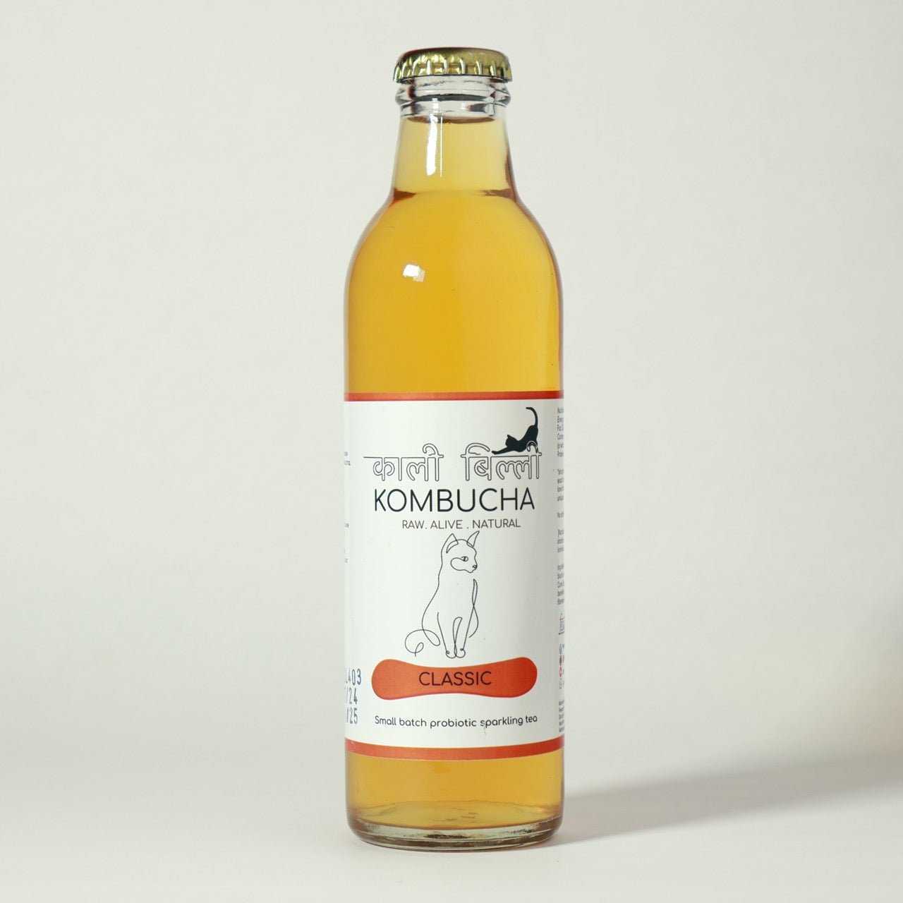 Classic Kombucha 250ml | Pure Probiotic Fermented Tea – Health & Energy Drinks on Brown Living™. SKU: KBKCL. Img 1.