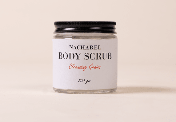 Cleansing Grains | Gentle Herbal Face Cleanser Powder – Body Scrub on Brown Living™. SKU: NCH012. Img 1.