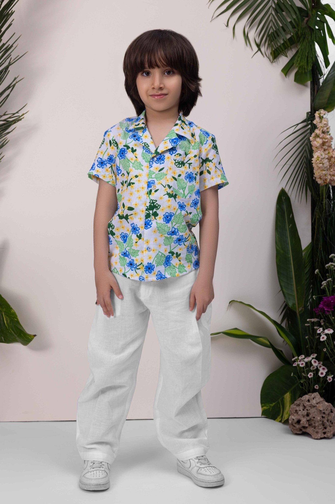 Coastal Co - ord Set | Breezy & Chic Summer Outfit for Boys – Kids Daywear Sets on Brown Living™. SKU: ML-EN-CS-33663to4. Img 2.