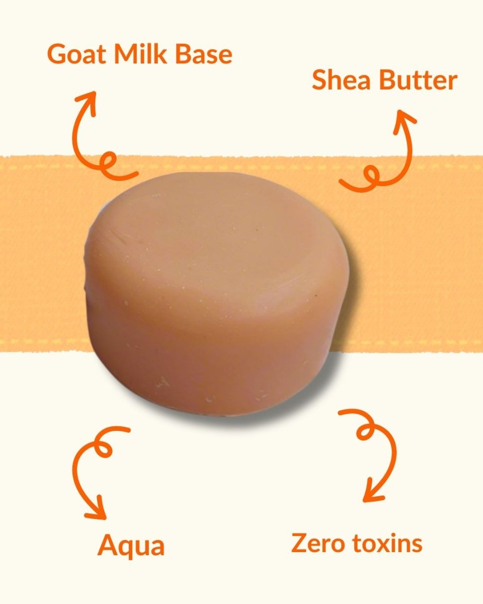 Cocoa Bliss Goat Milk & Shea Butter Soap 100 g – Body Soap on Brown Living™. SKU: SOB - SOAP - 10. Img 2.