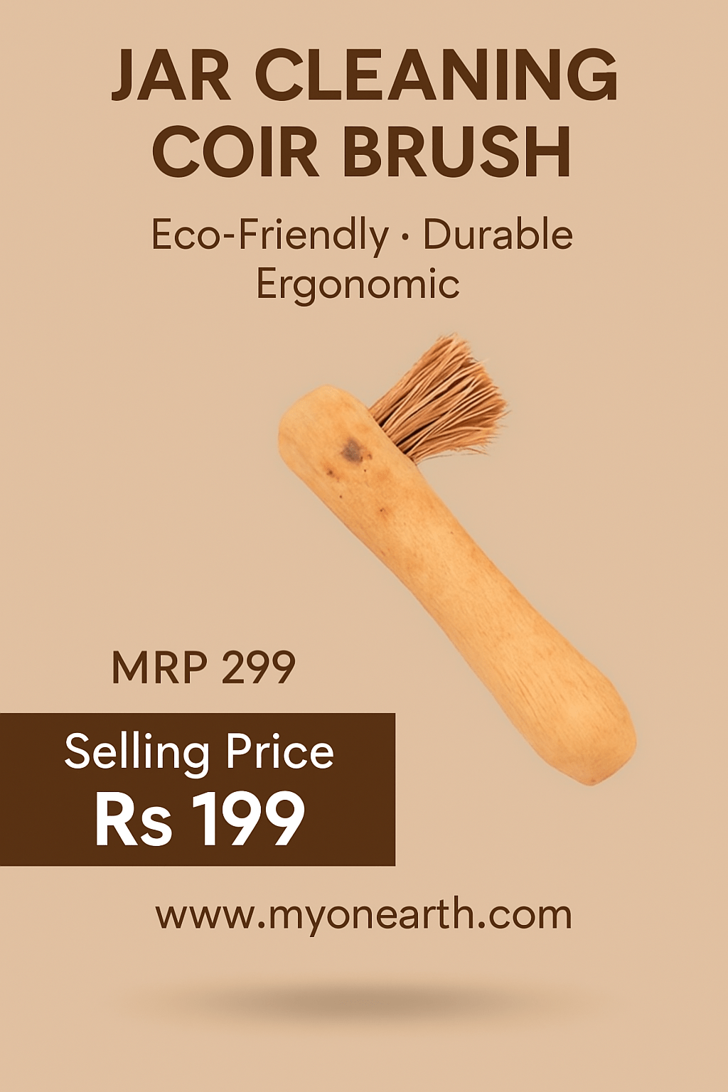 Coconut Coir - Cleaning Brushes – Cleaning Products on Brown Living™. SKU: OEP305a. Img 11.