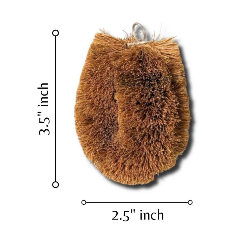 Coconut Coir - Cleaning Brushes – Cleaning Products by ONEarth available on Brown Living™. Tawashi Vegetable (Pack Of 2) . SKU: OEP078a. Img 9.