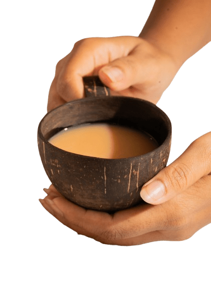 Coconut Cups | Handcrafted & Organic Drinkware – Cups & Saucers on Brown Living™. SKU: DC2. Img 2.