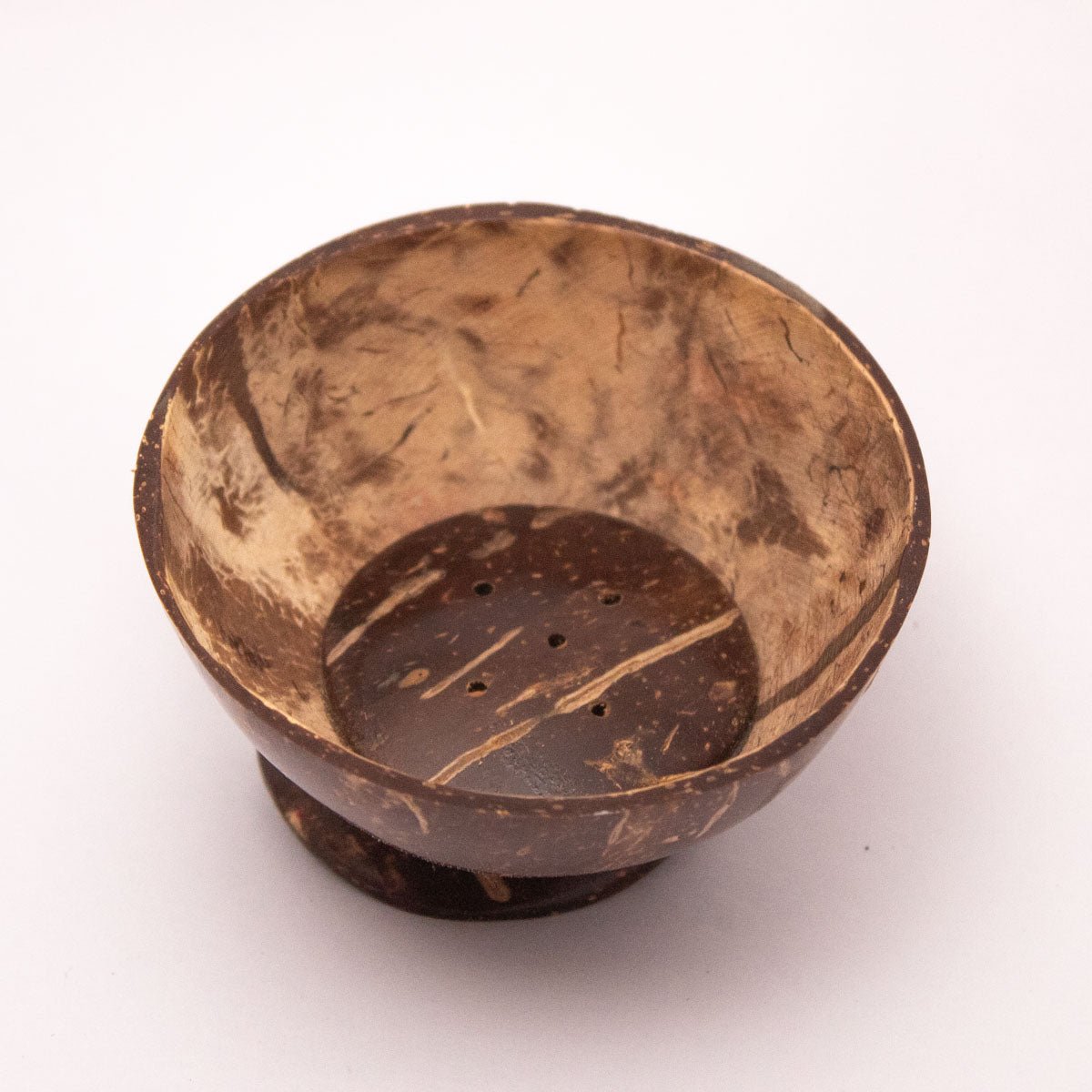 Coconut Shell Aroma Set – Holder with 30 Premium Incense Sticks – Candles & Fragrances on Brown Living™. SKU: EGIH01. Img 1.