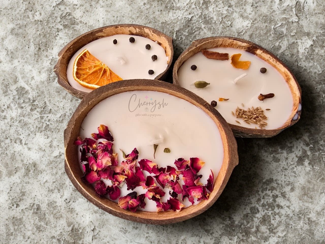 Coconut Shell Candle | Natural Eco Friendly Candle – Candles & Fragrances on Brown Living™. SKU: CH-CD-3062. Img 1.