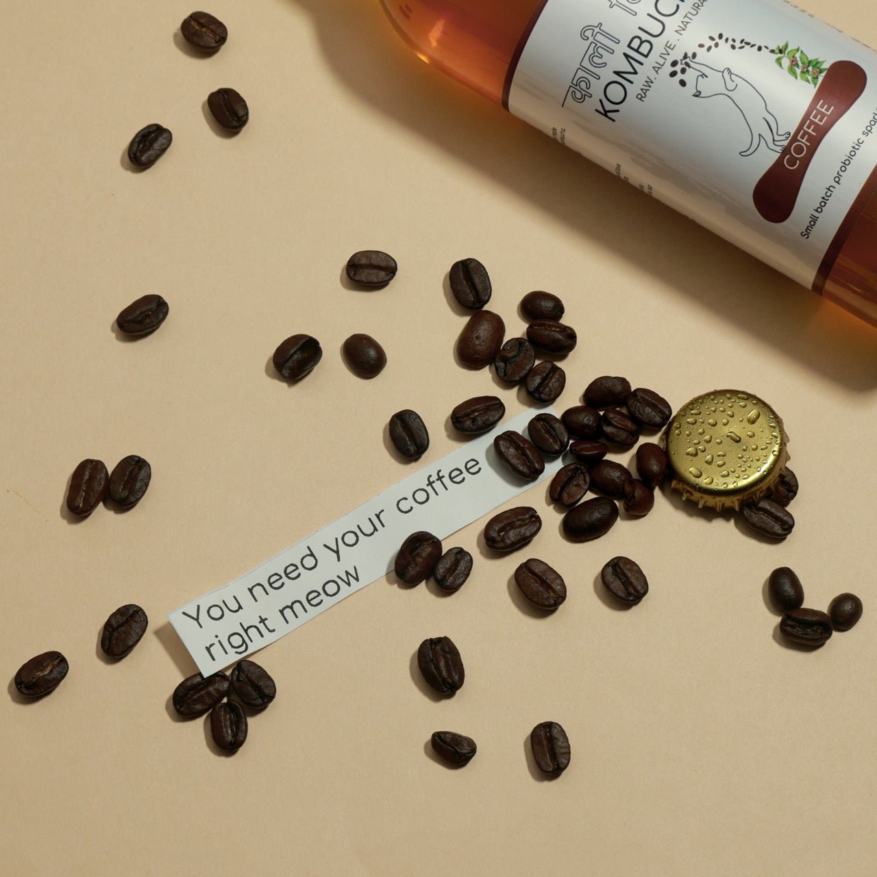 Coffee Kombucha 250ml | Probiotic Fermented Coffee Drink – Health & Energy Drinks on Brown Living™. SKU: KBKCF. Img 5.