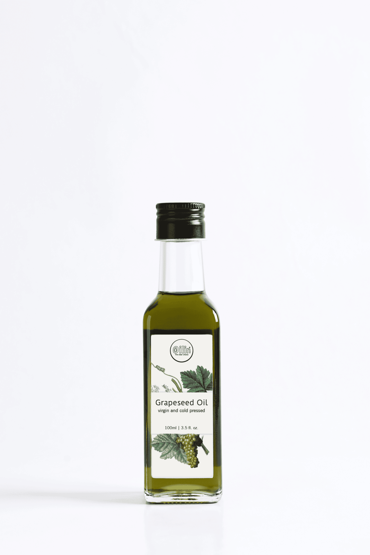 Cold Pressed Virgin Grapeseed Oil | Cooking & Personal Care – Cooking Oils on Brown Living™. SKU: VGO100. Img 1.