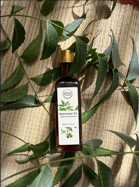 Cold Pressed Virgin Neem Seed Oil for Skin & Hair – Body Oil on Brown Living™. SKU: VNO100. Img 3.