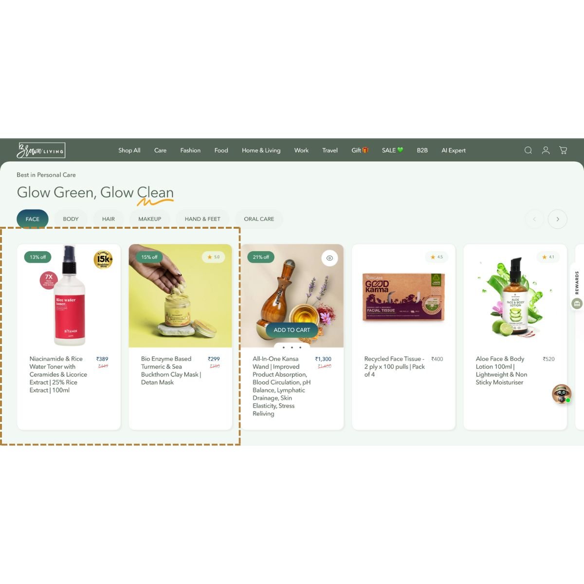Collection Carousel 1 - 1st & 2nd Position – Website Promotion Services on Brown Living™. SKU: BLCFG_CC1_12. Img 1.