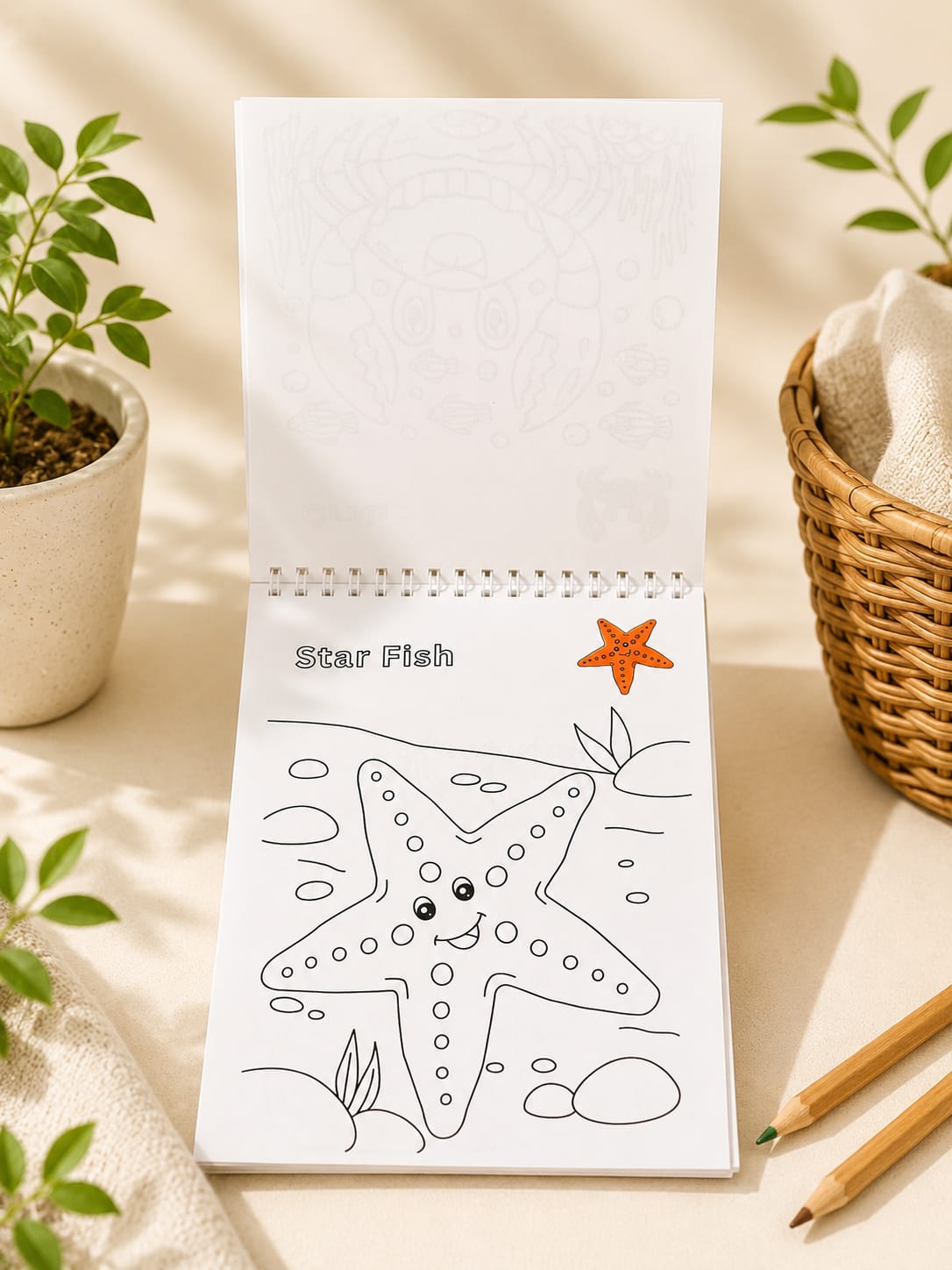 Color & Plant Plantable Seed Paper Coloring Book with Different Prints – Art & Craft Supplies on Brown Living™. SKU: BRC-SPCB-A5-002. Img 4.