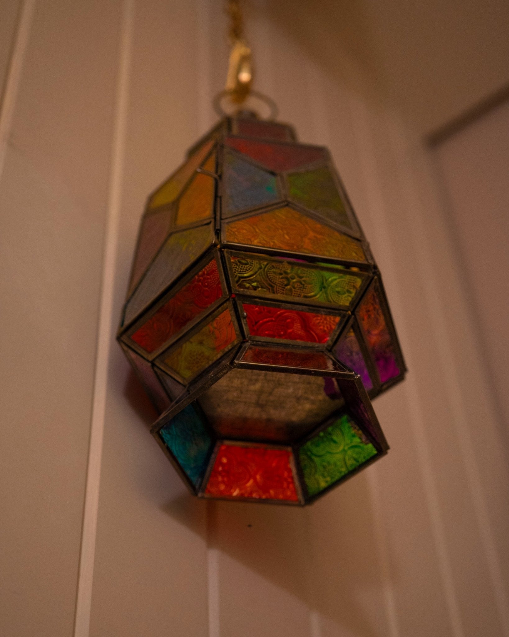 Colour Symphony Lantern | Decorative Lantern for Ambient Home Décor – Home Decor on Brown Living™. SKU: ANTCSLHH. Img 4.