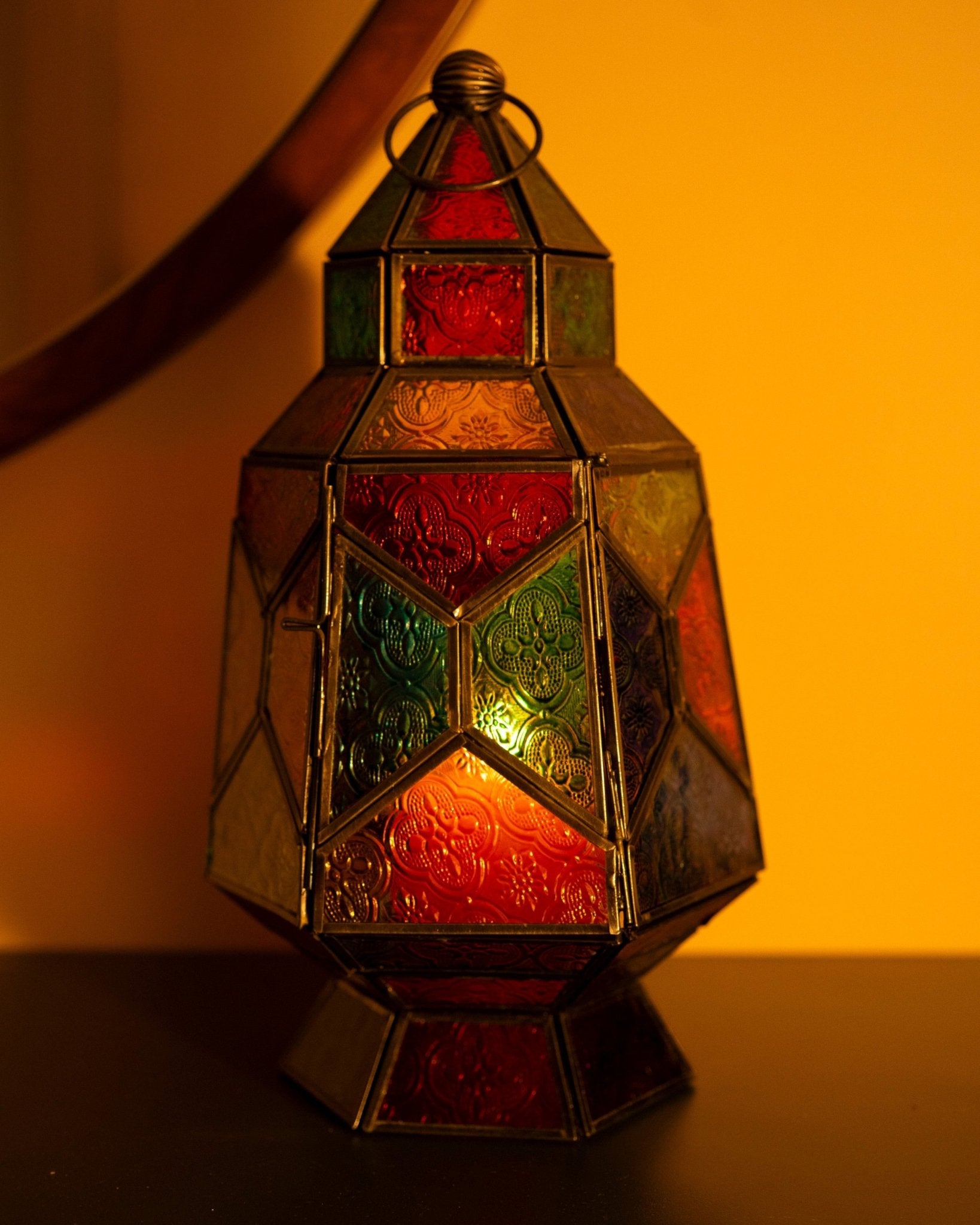 Colour Symphony Lantern | Decorative Lantern for Ambient Home Décor – Home Decor on Brown Living™. SKU: ANTCSLHH. Img 1.