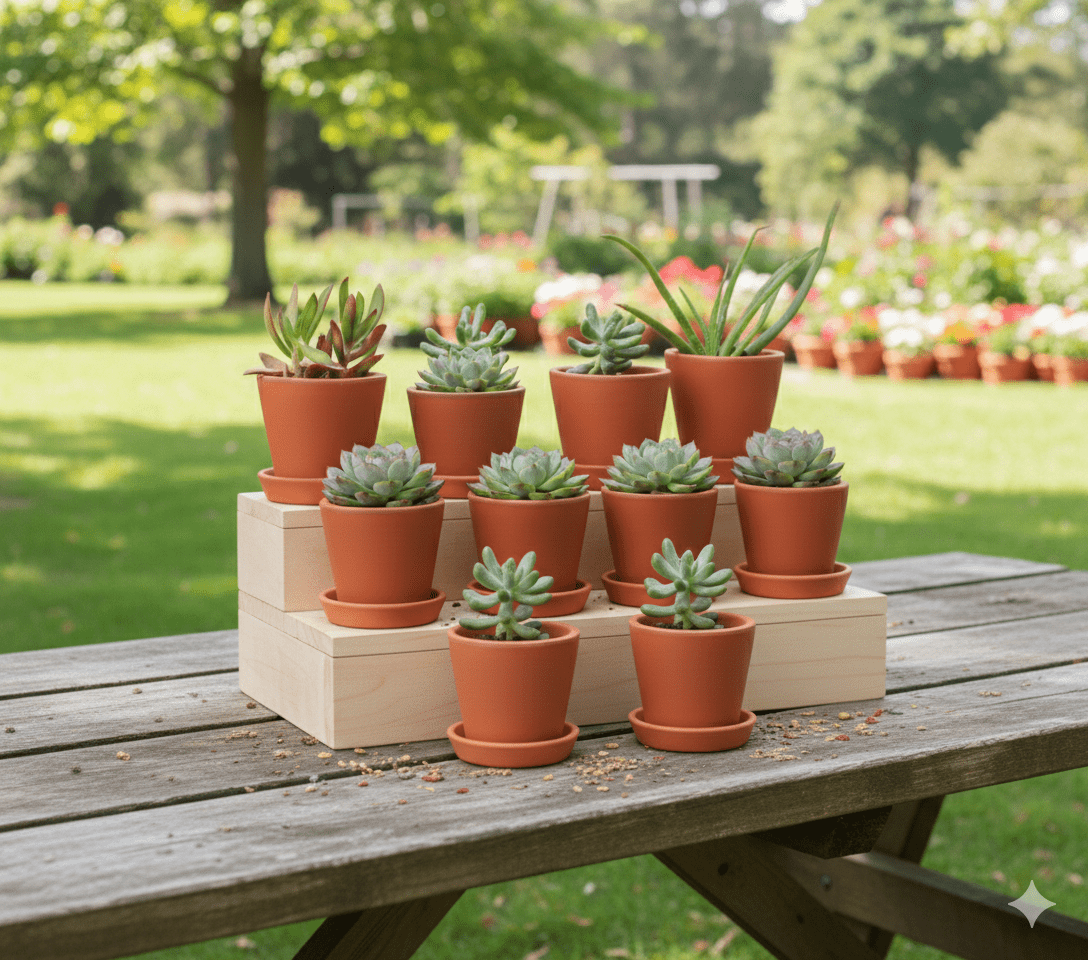 Cone Planter Small – 4 Inch | Indoor & Outdoor Plant Pot | Decorative – Home & Garden on Brown Living™. SKU: PL7-6. Img 29.