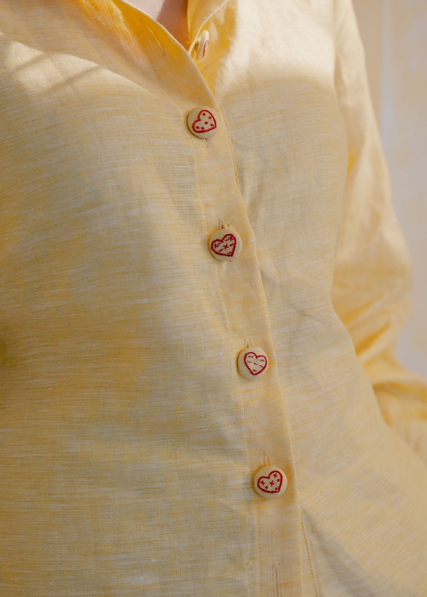 Coral Hemp Shirt for Women – Womens Shirt on Brown Living™. SKU: HEM-COR-R-XXS. Img 6.
