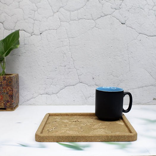 Cork Serving Tray (Square) – Trays & Platters on Brown Living™. SKU: MJ00171TY. Img 3.
