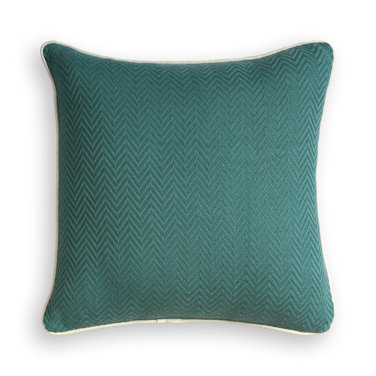 Cotton Chevron Cushion Cover | Patterned Decorative Cushion Cover – Pillow on Brown Living™. SKU: ULC20000-SA. Img 7.
