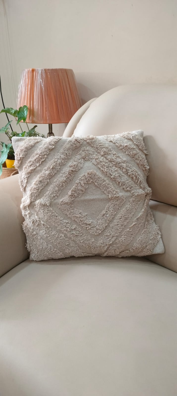 Cotton Cushion Covers Soft Decorative Pillow Covers – Home Decor on Brown Living™. SKU: OEP314b. Img 2.