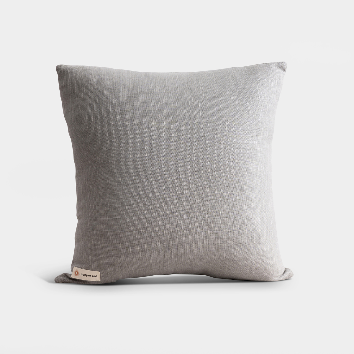Saadiyat Ash Grey Cotton Cushion Cover
