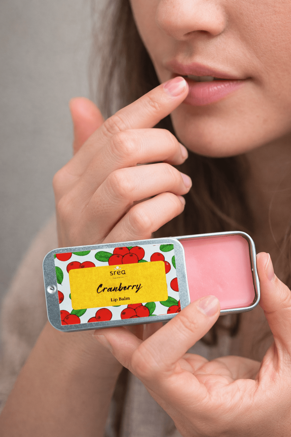 Cranberry Lip Balm | Nourishing & Hydrating Lip Care – Lip Balms on Brown Living™. SKU: SN-LB-CB-10. Img 2.