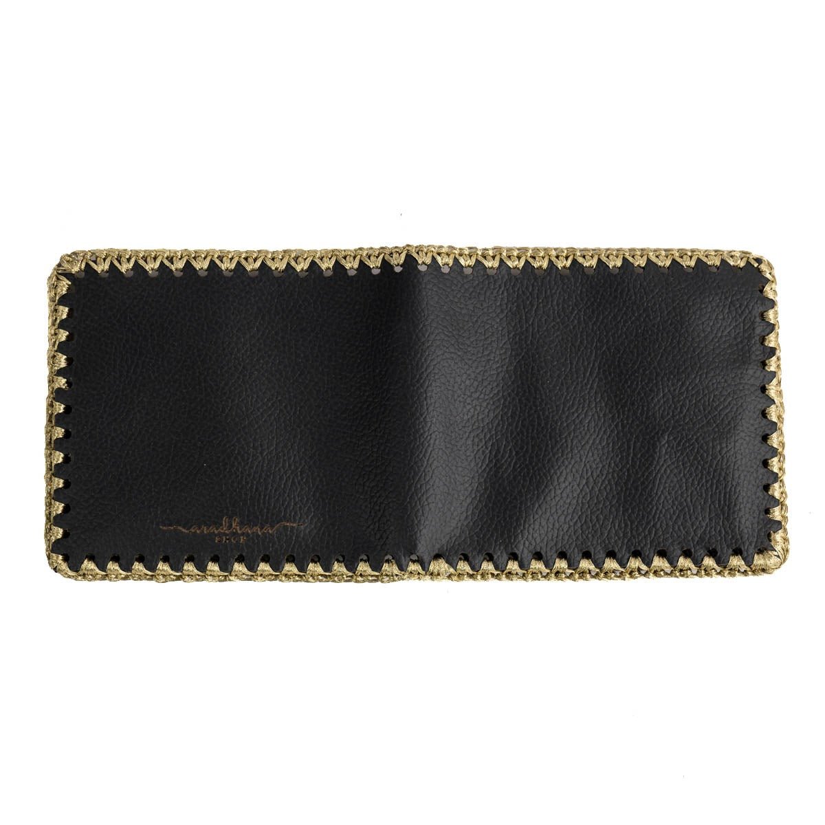 Crochet - Edged Wallet for All – Eco - Friendly and Handcrafted – Mens Wallet on Brown Living™. SKU: W0009. Img 4.