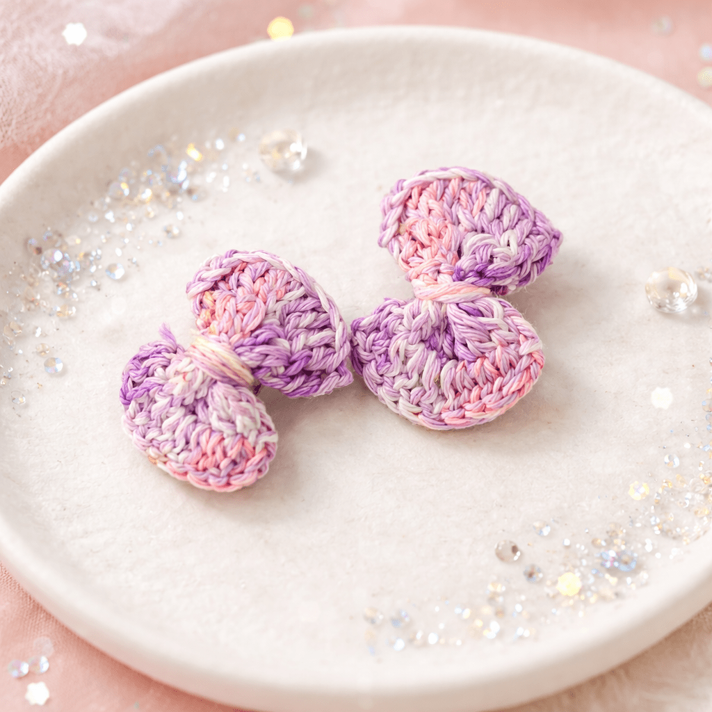 Crochet Hair Clip for Babies & Girls | Handmade Yarn Hair Accessory – Art & Craft Supplies on Brown Living™. SKU: CPC-S-16. Img 1.