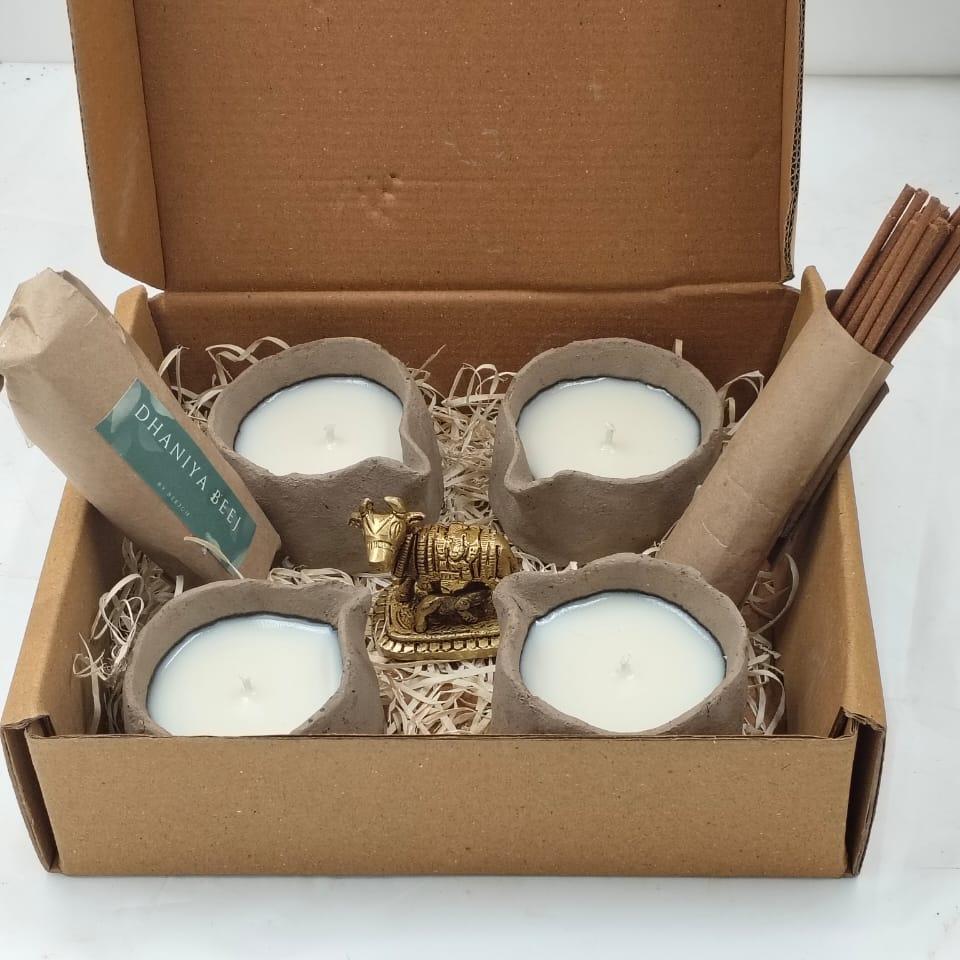 Curated Conscious Gift for Festive Season | Diwali Gift – Gift Giving on Brown Living™. SKU: SND2430. Img 2.