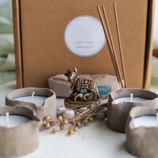 Curated Conscious Gift for Festive Season | Diwali Gift – Gift Giving on Brown Living™. SKU: SND2430. Img 1.
