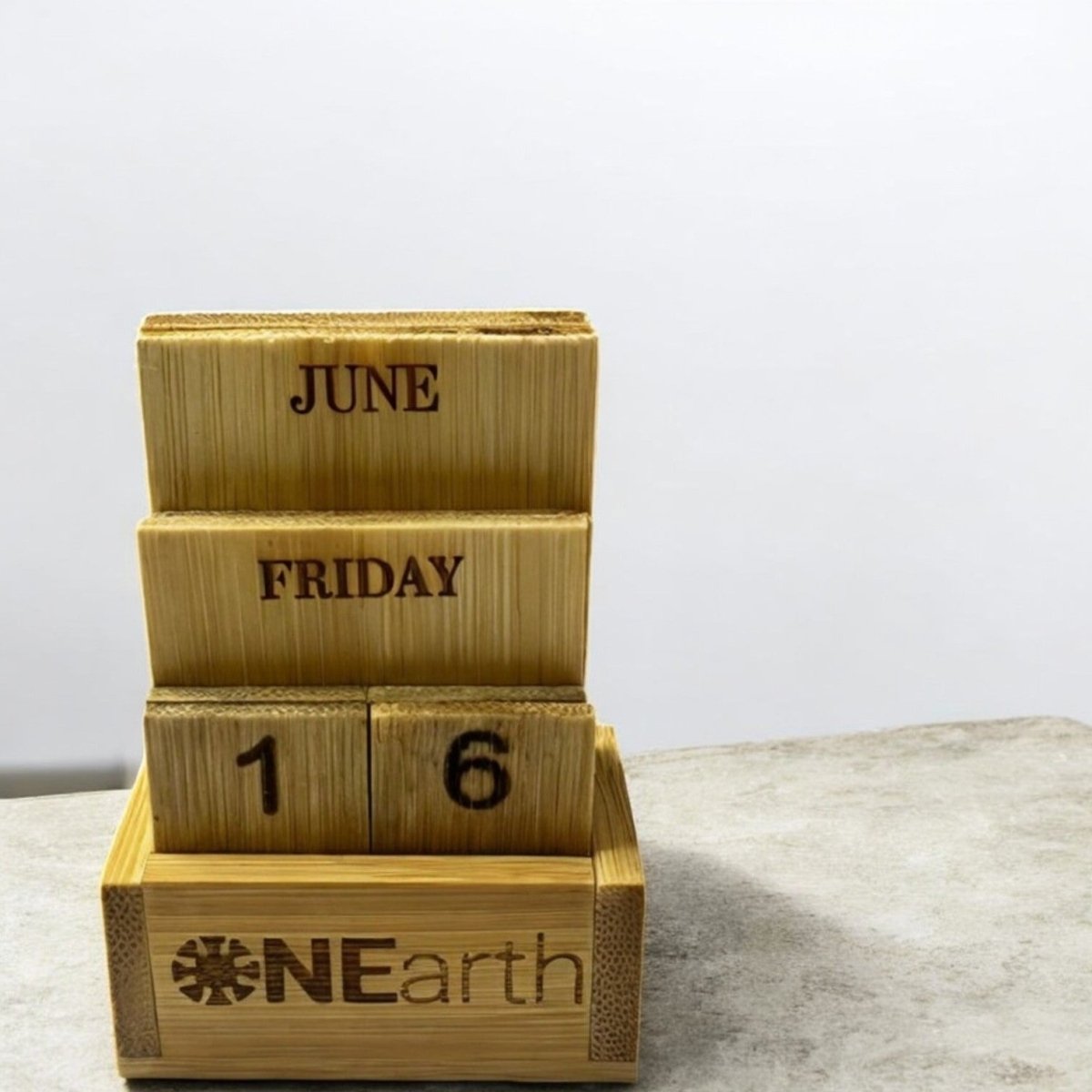 Cute Calendars Collection – Desk Accessories by ONEarth available on Brown Living™. Bamboo CaleṉDar . SKU: OEP654a. Img 9.