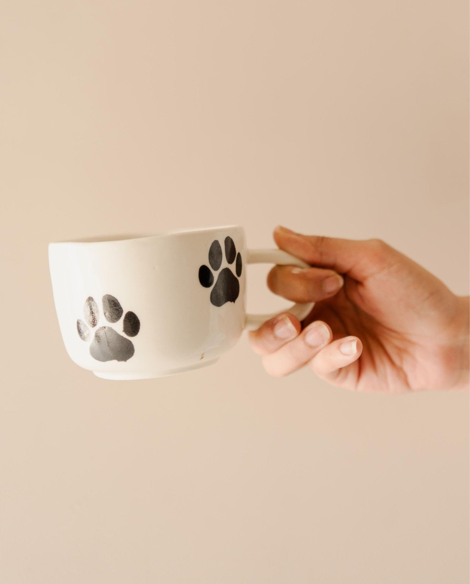 Cute Panda Paws Mug for Coffee and Tea – Mugs on Brown Living™. SKU: s-115. Img 4.