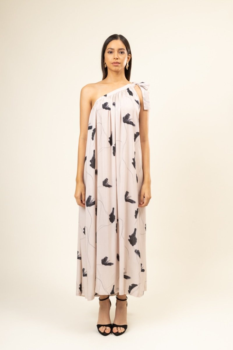 Daryl - Upcycled Modal Printed Dress | Verified Sustainable by Brown Living™