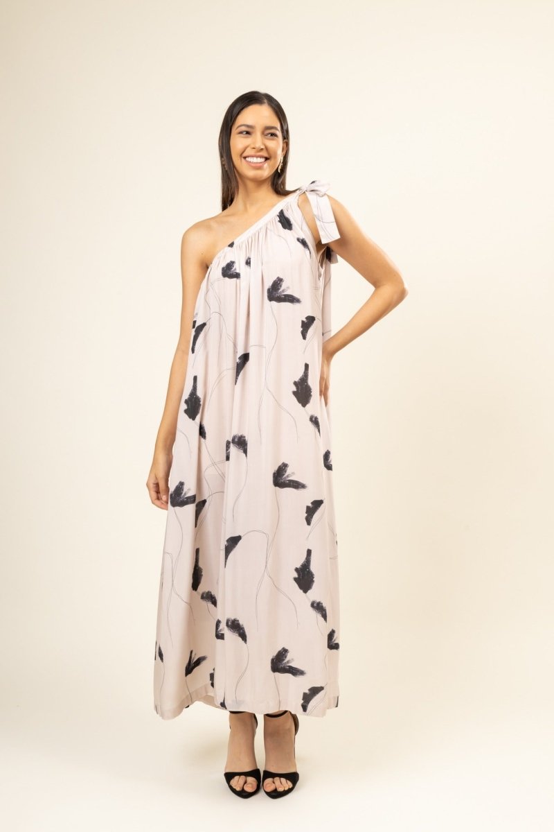 Daryl - Upcycled Modal Printed Dress | Verified Sustainable by Brown Living™