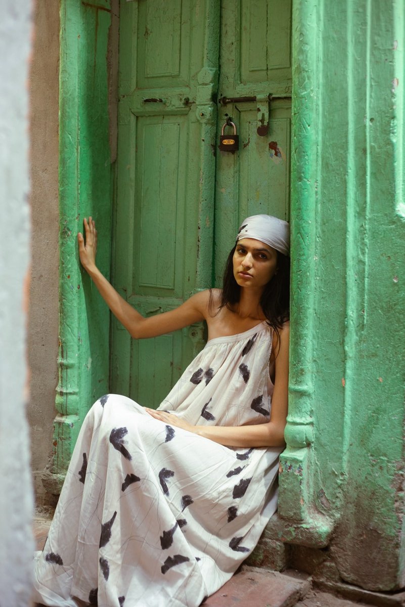 Daryl - Upcycled Modal Printed Dress | Verified Sustainable by Brown Living™