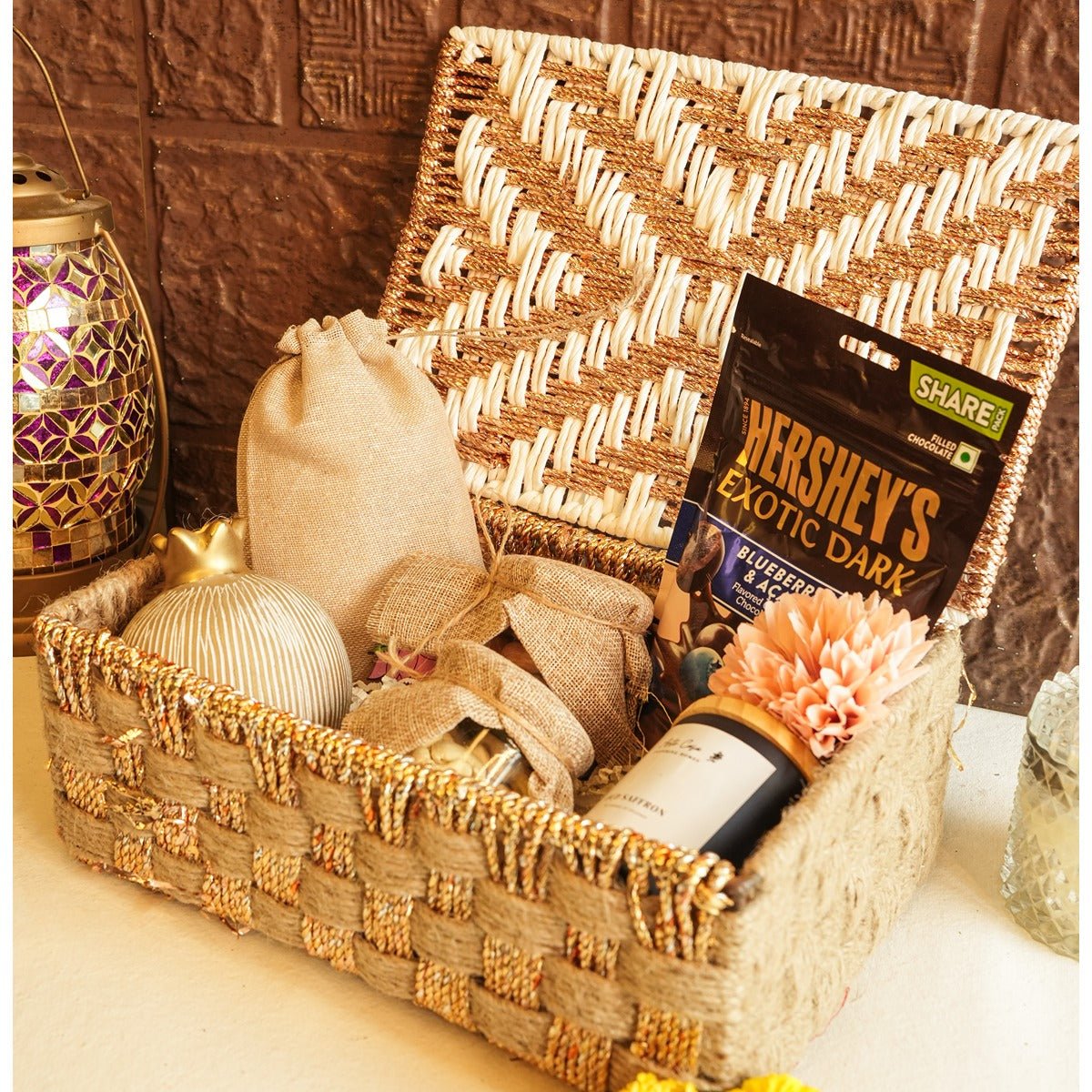 Deepavali Delight Hamper – Festive Gift Box for Diwali – Home Decor on Brown Living™. SKU: GB-406. Img 3.