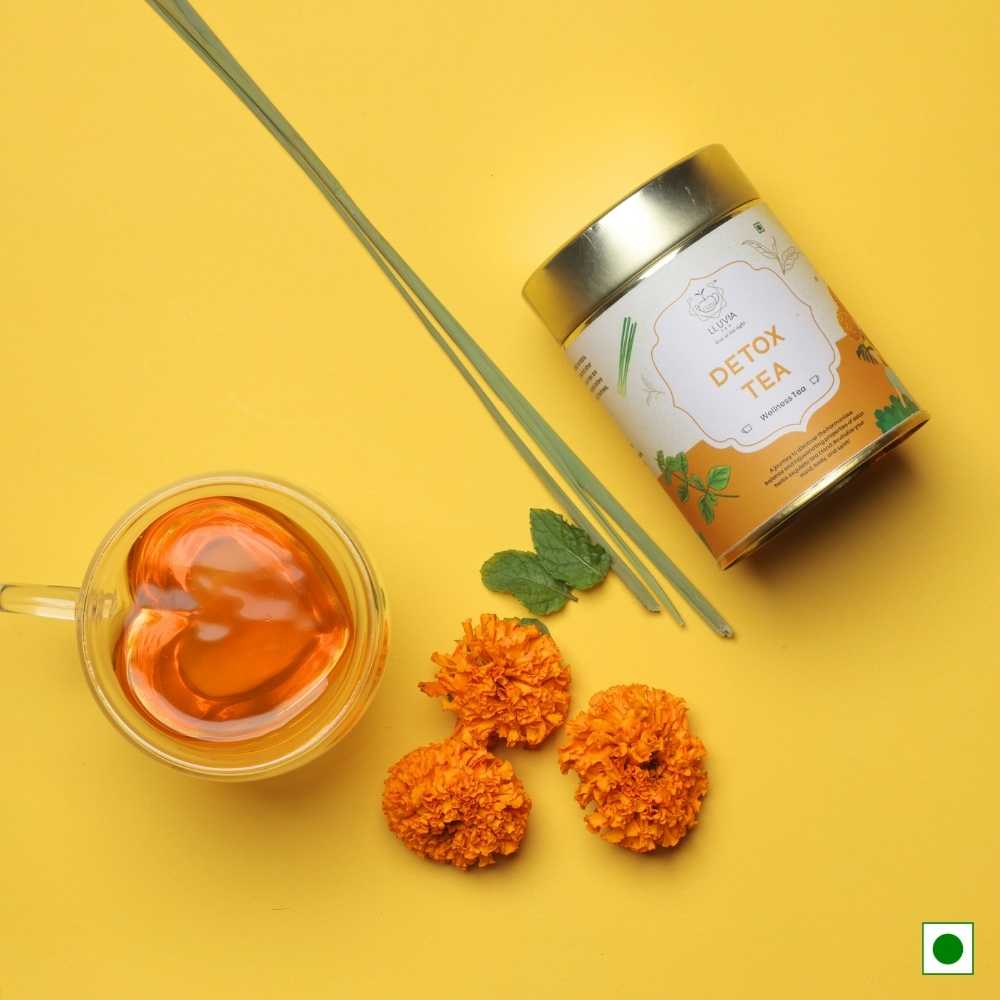 Detox Green Tea – Cleansing, Revitalisation & Overall Wellness – 50g – Tea on Brown Living™. SKU: RBTTin50New. Img 8.