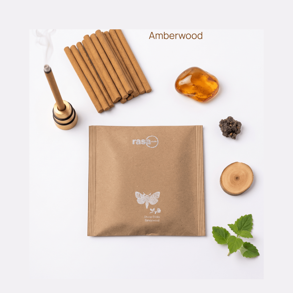 Dhoop Sticks Sample Pack with 6 Fragrances | 60 Sticks – Pooja Needs on Brown Living™. SKU: DSP6. Img 3.