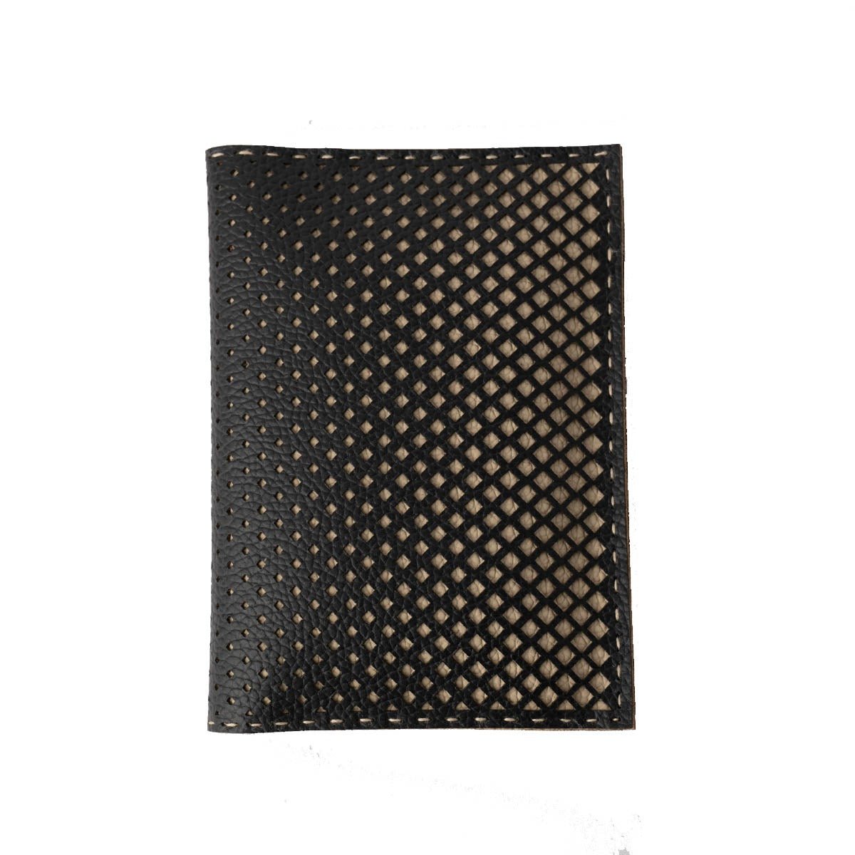Diamond Motif Designer Wallet – Handmade for an Eco - Friendly Touch – Mens Wallet on Brown Living™. SKU: W0001E. Img 4.