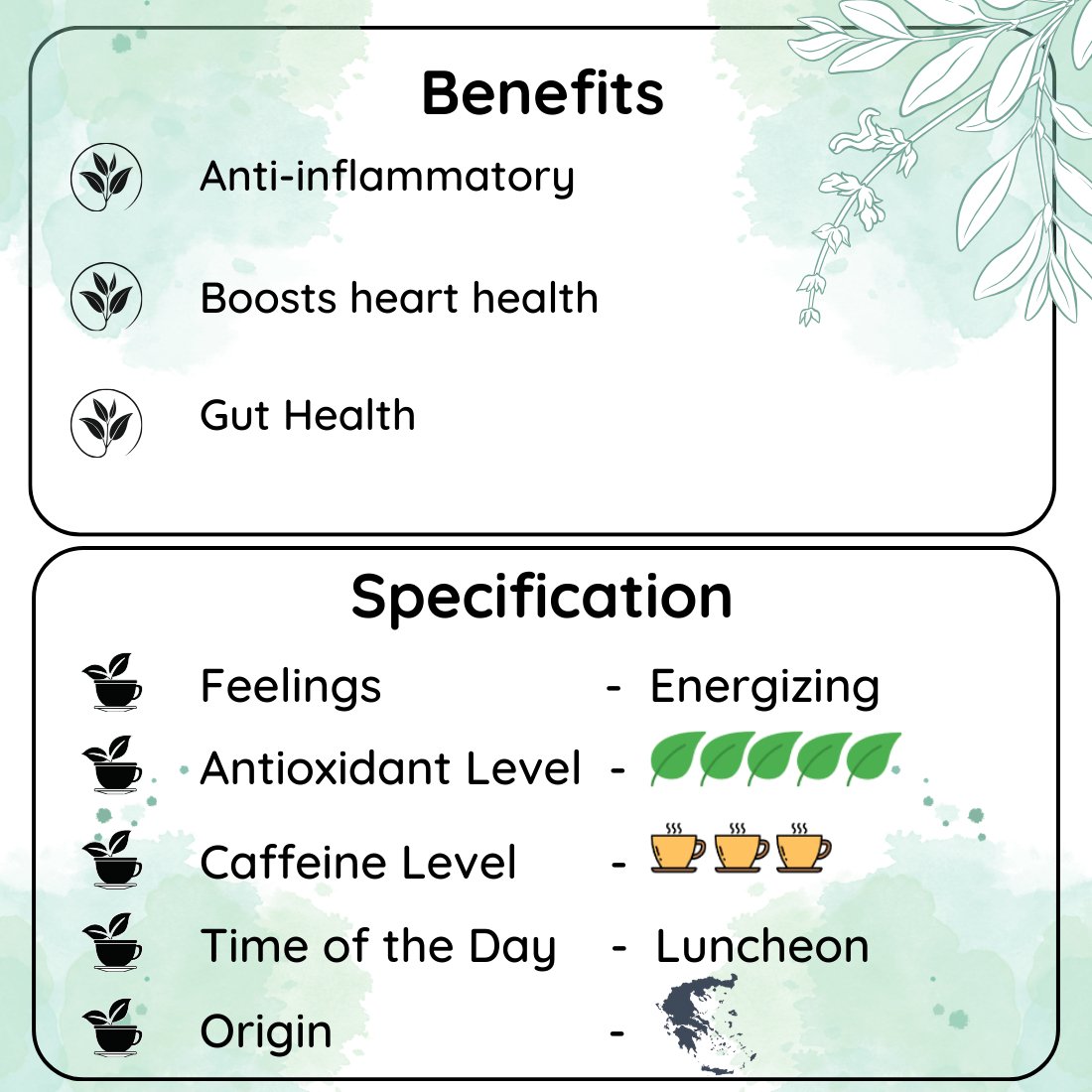 Digestive Greek Oregano Tisane | Verified Sustainable by Brown Living™