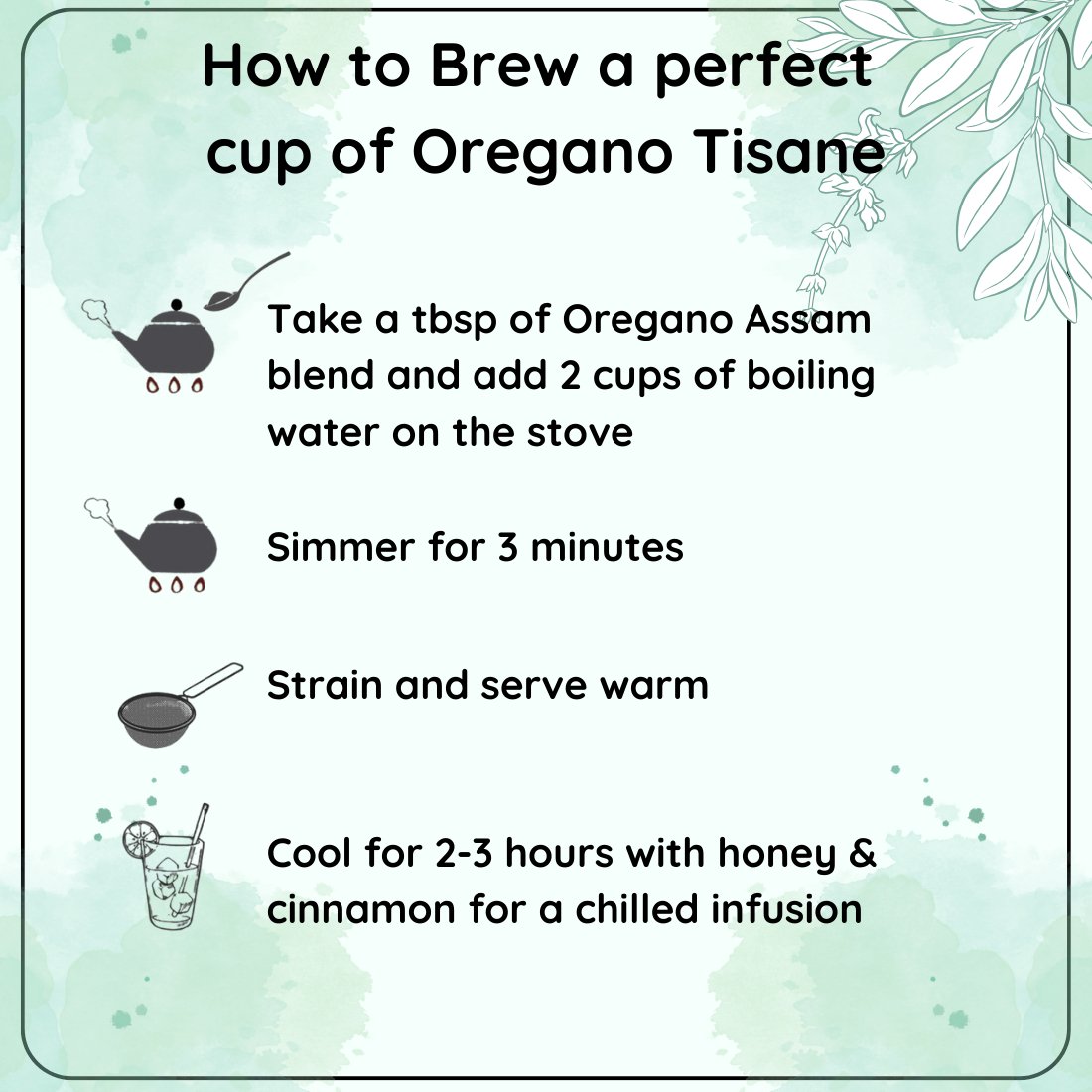 Digestive Greek Oregano Tisane | Verified Sustainable by Brown Living™
